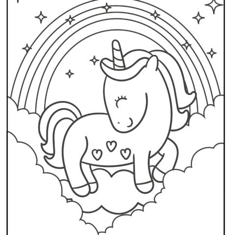Aardbei Drastisch Verwant 75+ gratis eenhoorn (unicorn) kleurplaten om te printen voor volwassenen